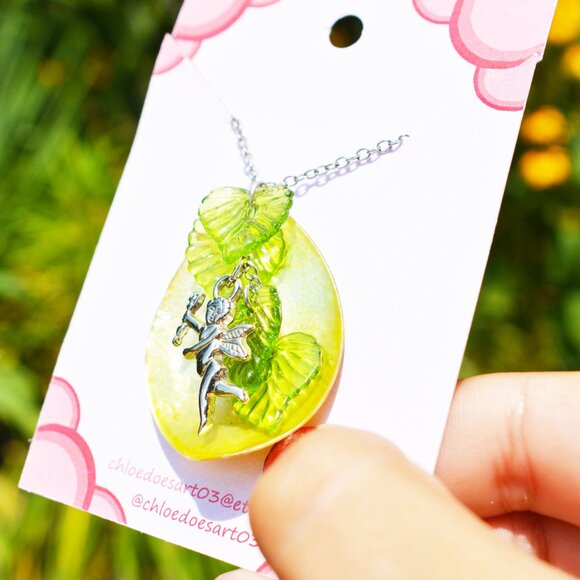 Forest Fairy Handmade Necklace - Picture 2 of 7